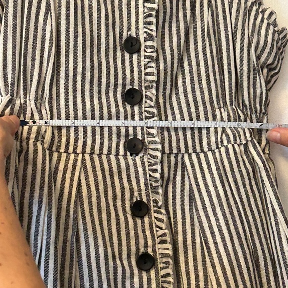 Dear Creatures Striped Petticoat Button Dress - Picture 7 of 10